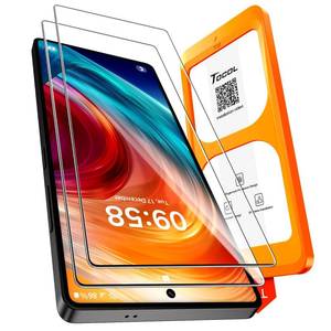 lot 12286 image: TOCOL for Samsung Galaxy S25 Ultra Screen Protector 9H Hardness Military Grade Shatterproof HD Tempered Glass 2 Pack