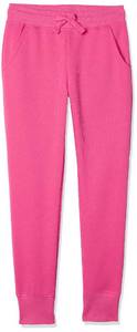 lot 12288 image: Amazon Essentials Girls Sweatpants with Elastic Waist and Drawstring, Pink, Large