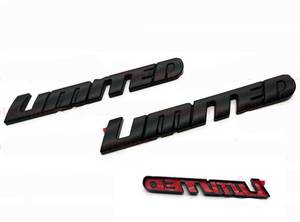 lot 12293 image: Weekeight ��2pcsLimited��4Runner Tundra Tacoma Limited Black Out Overlay Emblem Genuine 0016-35072