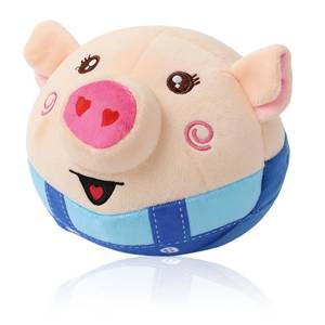 lot 12394 image: methill Interactive Dog Toys, 2026 New Active Moving Pet Plush Toy, Rechargeable Squeaky Dog Ball Toy with Talking Sound, Washable Bouncing Piggy Toy for Dogs Puppies (Blue)