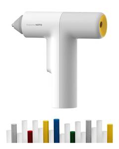 lot 12395 image: HOTO Cordless Auto Dispensing Glue Gun, Easyflow Hot Glue Gun with 40 Glue Sticks, 30s Fast Preheating, 3000mAh, Anti-Scald & Anti-Drip, WirelessWired, Ideal for DIYKids Crafts & Home Repairs