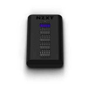 lot 12429 image: NZXT Internal USB Hub 3 - Expands 4 USB 2.0 Ports - Sleek Multifunctional Design - SATA Power Connection - Plug and Play