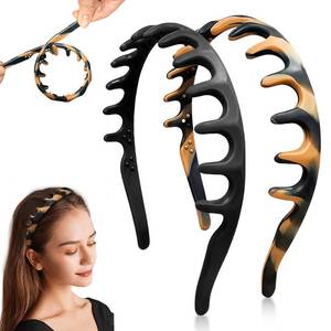 lot 12439 image: ROISDIYI Silicone Headbands for Women Non Slip Comb Headband with Teeth Non-Crackable Hair bands for Womens Hair Fashion Accessories (Amber 1PC, 1 Count (Pack of 1))