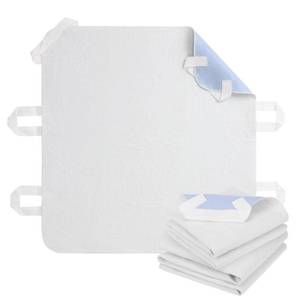 lot 19835 image: OUTCREATOR� Positioning Bed Pads with Handles 34 x 36 (Pack of 2) Incontinence Washable Mattress Protector, Waterproof & Absorbency Underpads with Anti-Slip Bottom for Adults, Elderly, Kids (White)