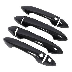 lot 19857 image: ApplianPar 4Pcs Glossy Black Front Rear Left Right Exterior Door Handle Cover for Accord 2013-2017 Ridgeline 2017-2020 Pilot 2016-2020