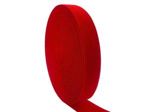 lot 20351 image: Red Knit Elastic Band 1 inch 10 Yards Double-side Twill Woven Elastic Heavy Stretch Straps Elastic Spool Band for Sewing Clothing Pants Waistband Wigs Skirts Craft DIY Projects