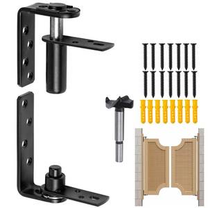 lot 20375 image: Double Swinging Saloon Door Hinge,Acting Gravity Self Closing Hinges Hardware with 304 Stainless Steel, 50Lbs Load Bearing,Self-Closing for Swinging& CafeBar Door,for 1 Door