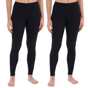 lot 20396 image: Fruit of the Loom Womens Micro Waffle Thermal Bottom, Medium, BlackBlack