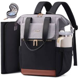 lot 20437 image: LOVEVOOK Diaper Bag Backpack,Diaper Bag Tote with Insulated Pockets,Waterproof Trave Baby GirlBoy Diaper Bag Tote