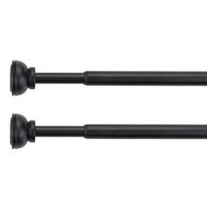 lot 5251 image: Custom Metal Tension Rod with Decorative Center Band 50.5 in