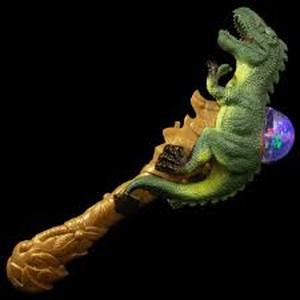 lot 12270 image: Dinosaur Light-Up Bubble Gun Toy