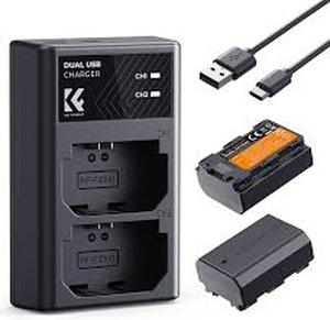 lot 12424 image: Sony NP-FZ100 Battery Set with Dual Charger