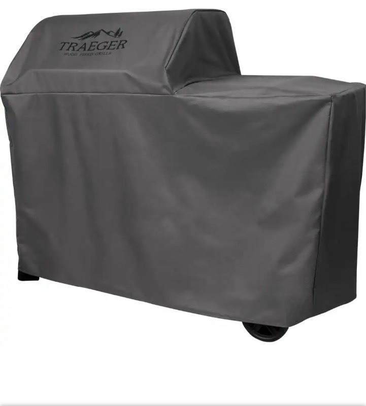 lot 4649031 image: TraegerFull Length Grill Cover for Woodridge Pellet Grill - Retail $109