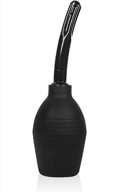 lot 4651030 image: BKSDUEH 310ml Personal Enema Bulb for Men and Women, Black - Retail $10