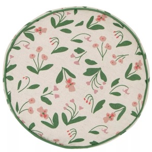 lot 5127048 image: Target Bullseye Playground Spring Summer Round Floral Pillow NEW PinkGreen 12 - Retail $5