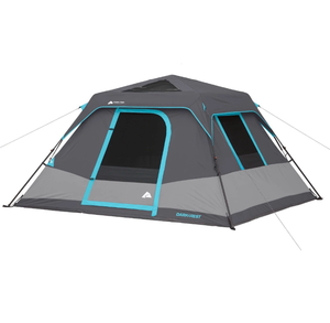 lot 5127067 image: Ozark Trail 10 X 9 6-Person Dark Rest Instant Cabin Tent, 16.81lbs - Retail $125