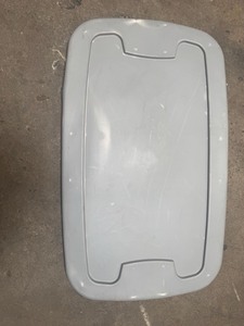 lot 5127144 image: Random grey container lid 2ft 8 inches x 1 foot 7.5 inches  - Retail $1