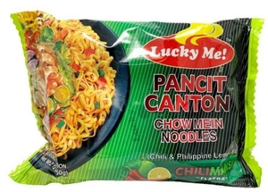 lot 1012 image: 6 pk Lucky Me Pancit Canton Chili Mansi Noodles