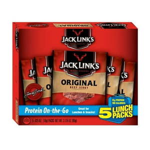 lot 1042 image: Jack Links Beef Jerky Original 5 Snack Packs