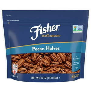 lot 1047 image: FISHER, CHEFS NATURALS, PECAN HALVES 16 Oz
