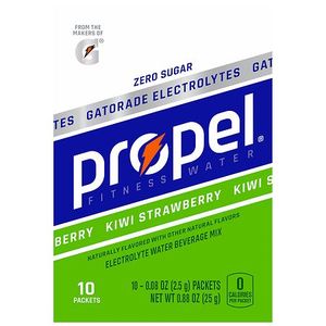 lot 1199 image: PROPEL KIWI STRAWBERRY ELECTROLYTE WATER BEVERAGE, KIWI STRAWBERRY 1 box 10 packets