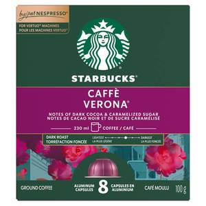 lot 1203 image: STARBUCKS VertuoLine Caffe Verona KEURIG - 8 Pack PODS
