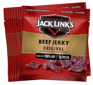 lot 1265 image: 20 Count Jack Links Beef Jerky 0.625 oz Packs