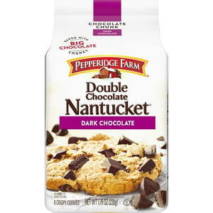 lot 1267 image: PEPPERIDGE FARM DOUBLE CHOCOLATE NANTUCKET 7.75 OZ