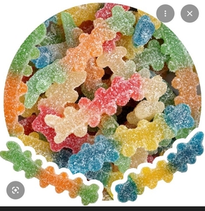 lot 1097 image: Sour Gummy Centipedes Bulk Candy 2 lb
