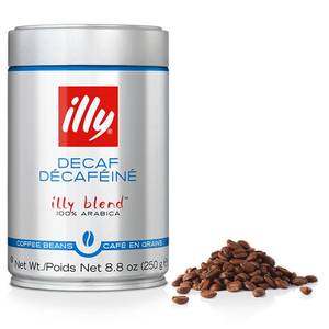 lot 1106 image: illy Decaf Whole Bean Coffee, Classic Medium Roast Gourmet Blend, 100% Arabica Coffee, 8.8 Ounce (Pack of 1)