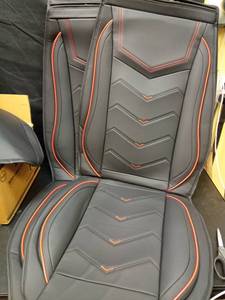 lot 1082 image: CTDS Car Seat Covers for Honda Civic 2000-2026, Stylish Sport Seat Cover, Premium Nappa Leather Car Seat Cover. Automobile Seat Covers Sets.(Standard 2 SeatsBlack) - Retail $126