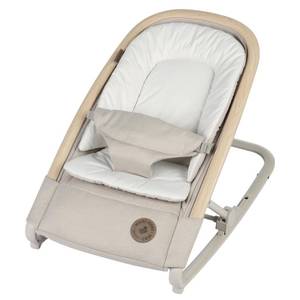 lot 1159 image: Swegrow Baby Bouncer Seat for Infants, Baby Rocker Chair, Portable Baby Bouncer, Classic Oat - Retail $140