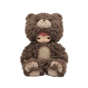 lot 1194 image: POP MART Hirono Bear Vinyl Plush Doll, 14.96 inches Height, Collectible Toy, Gift for Boys and Girls - Retail $115