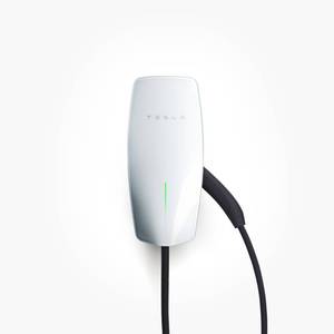 lot 1021 image: Tesla Wall Connector - Electric Vehicle (EV) Charger - Level 2 - up to 48A with 24 Cable - Retail $440