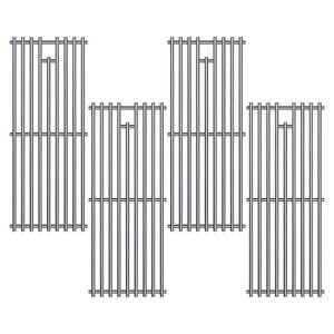 lot 1065 image: Cozilar 9MM 16517 Grill Grates Replacement for Bull Grill Replacement Parts, BBQ Bull Angus 4 Burner 47628 47629, Steer Premium 69008, Lonestar 87049, Bull Outlaw 26038 26039, Stainless Steel Grids - Retail $85