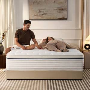 lot 1116 image: DCOOLAULTRA Full Size Mattress 12 Inch,Medium Plush Hybrid with Memory Foam& Individually Wrapped Pocket Coils for Support,CertiPUR-US Certified,Fiberglass-Free - Retail $150