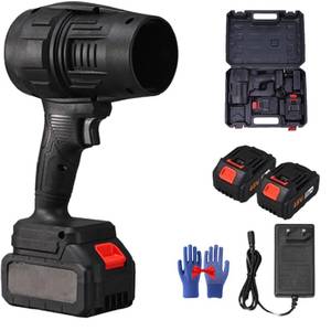 lot 1125 image: Cordless Leaf Blower, 2025 Uptodate Cordless Leaf Blower Handheld,Three Adjustable Wind Speeds Powerful Handheld Blower,for YardPatioCar Cleaning (Black) - Retail $87