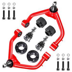 lot 1143 image: GPMMWPG 3 Front 2 Rear Leveling Lift Kit with Extended Upper Control Arms Compatible with Ram 1500 4WD 2011-2023, Suspension Lift Kit with Extra Ball Joints - Retail $322