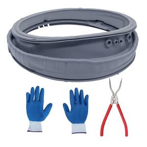 lot 1168 image: MDS47123619 Washer Door Gasket Replacement for Lg Front Load Washer Door Gasket Boot Seal WM3270CW00, WM3670HWA, WM3080CW00, WM3670HVA01, WM3700HWA00 Replaces AP6236842, AGF75223080 - Retail $58