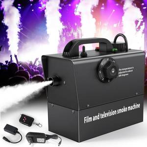 lot 1184 image: Fog Machine 400W,Stage Smoke Machine Small Portable, Dj Party Manual Control Adjustable Temperature for KTV Wedding Halloween Christmas Photography Outdoor Film Television - Retail $100