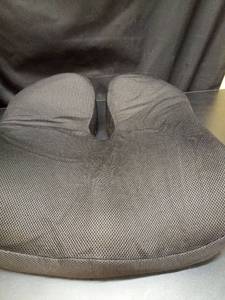 lot 1202 image: Benazcap X Large Memory Seat Cushion for Office Chair Ergonomic Cushions Butt Pillow for Pressure Relief Sciatica & Pain Relief Memory Foam for Long Sitting for Gaming Chair and Car Seat - Retail $40
