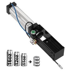 lot 1221 image: Pneumatic Can Crusher, Heavy-Duty Smasher for Aluminum Seltzer, Soda, Beer Cans and Bottles for Recycling Tools,8.5111216 Oz Metal Aluminum Cans Crusher,Gadgets for Home (Manual Button) - Retail $62