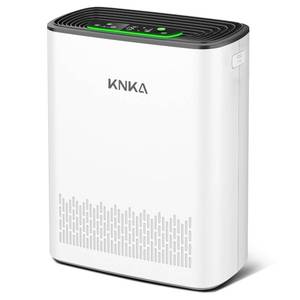lot 1254 image: KNKA Air Purifiers for Home Large Room Bedroom, Washable Filters, Air Quality Monitor, Turbo Mode, Auto & Sleep Modes, HEPA Air Cleaner for Smoke, Dust, Pet Hair, Pollen (APH3000) - Retail $95