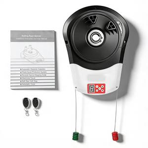 lot 1272 image: Side Mount Garage Door Opener, Automatic Roll Up Door Opener, 110V Commercial Garage Farm Warehouse Electric Roller Shutter Door Opener with 2 Remotes 800N Quiet Roll Up Doors - Not Fit Flap - Retail $136