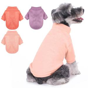 lot 15898 image: GYALAPERI Dog Sweater, 3 Pack Dog Sweaters for Small Dogs Girl Boy, Ultra Soft Warm Puppy Clothes Dog Coat for Winter (RoseLt PinkLt Purple, X-Large) - Retail $17