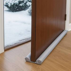 lot 15901 image: Door Draft Stopper Seal Strip �� Under Door Noise, Dust, and Weather Blocker �� Adjustable, Cut to Fit for Doors & Windows, Easy Install - Retail $10