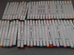 lot 15905 image: 80 Pieces Memoffice Markers, Broad and Fine Tip - Retail $0