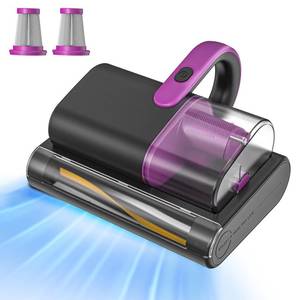 lot 15922 image: PRE OWNED Powers On Bear Mattress Vacuum Cleaner, Bed Vacuum Cleaner with 253.7nm UV-C Light, 140°F Heat, HEPA Filter, 15Kpa Strong Suction Versatile Handheld Vacuums for Bed, Sofa, Couch, Dust & Pet Hair(Corded) - Retail $41