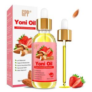 lot 15939 image: Yoni Oil Wash for Women pH Balance and Wetness, Feminine Oil Ingrown Hair, Nourishing, Moisturizing Formula for All Skin Types, Yoni Care with Vitamin E, Natural Yoni Wash(Strawberry) - Retail $8