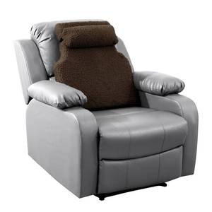 lot 15958 image: HOMBYS Sherpa Fleece Lumbar Support Pillow with Headrest for Recliner,Memory Foam Recliner Chair Cushion for Back Pain,Big High Back Support for Recliner with Chair Headrest for Elderly (Dark Coffee) - Retail $38